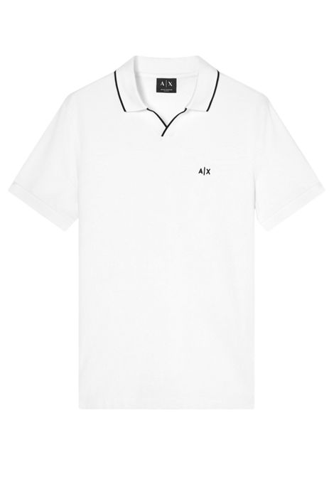 Polo classica in piqué di cotone traspirante ARMANI EXCHANGE | Polo | XM002401 AF10366U0009